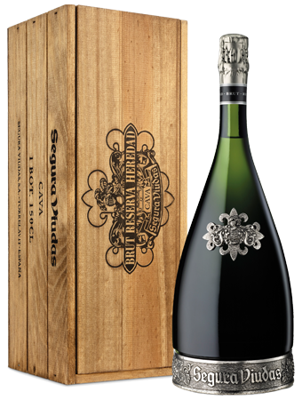 SEGURA VIUDAS RESERVA HEREDAD MAGNUM W DREWNIANEJ SKRZYNCE